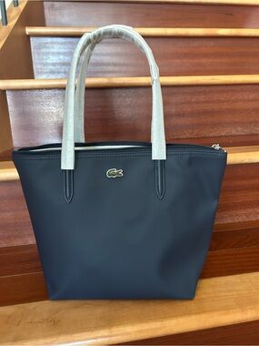 Lacoste Navy Tote